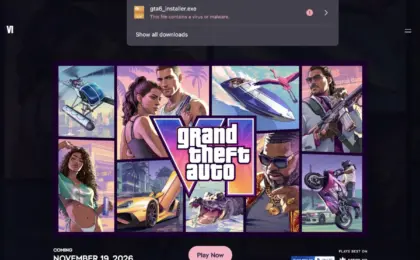 Cybercriminals Exploit the Decade-Long Wait for Grand Theft Auto VI with Sophisticated Infostealer Malware
