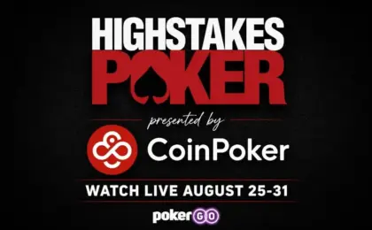 High-Stakes Expansion: CoinPoker Named Presenting Sponsor for PokerGO’s Historic Seven-Day Cash Game Extravaganza