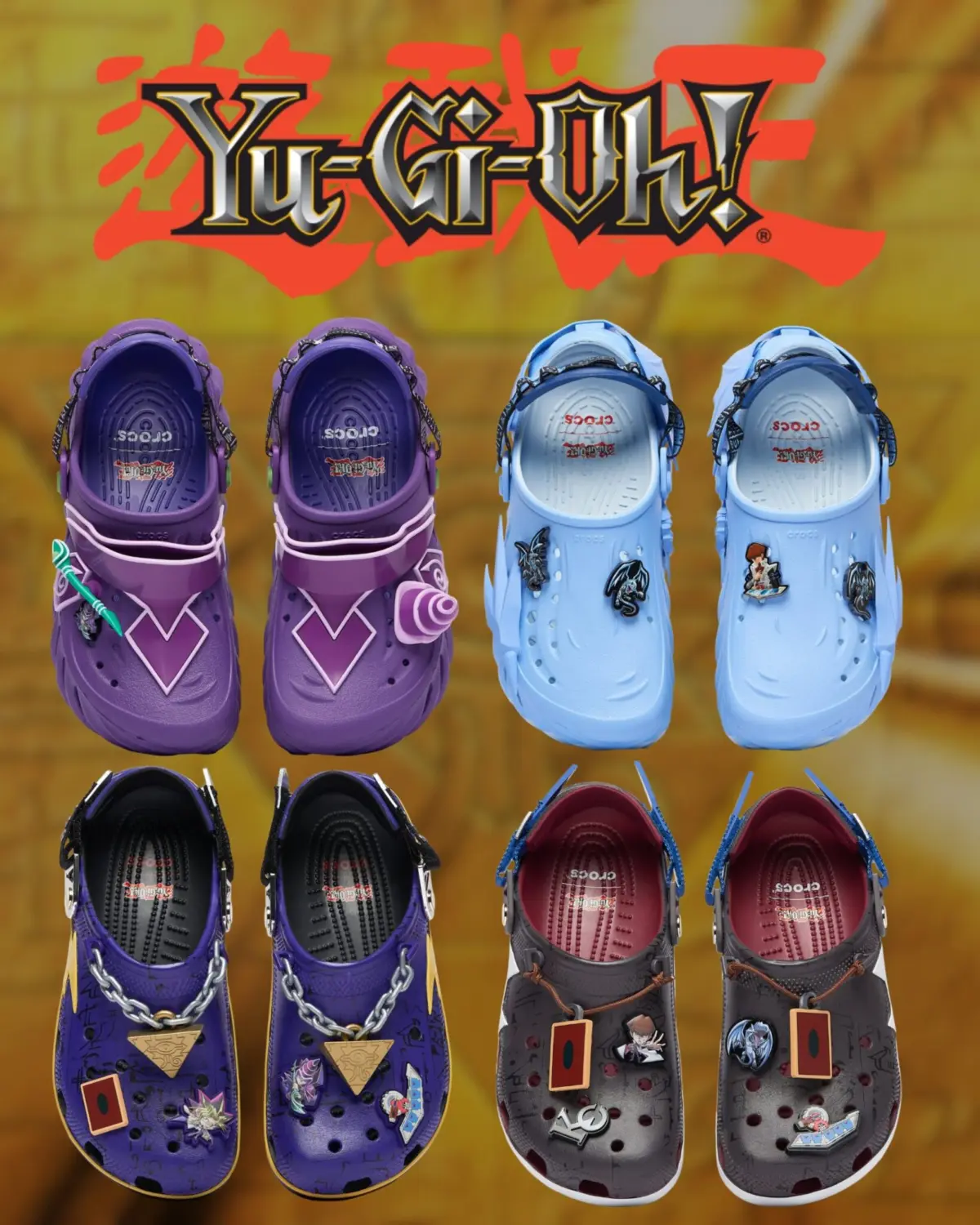 Step Into the Duelist’s Shoes: The Unveiling of the Yu-Gi-Oh! x Crocs Footwear Collection