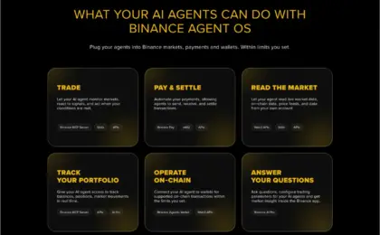 The Dawn of Autonomous Finance: Binance Launches Agent OS and Brings AI Agents to the Trading Floor