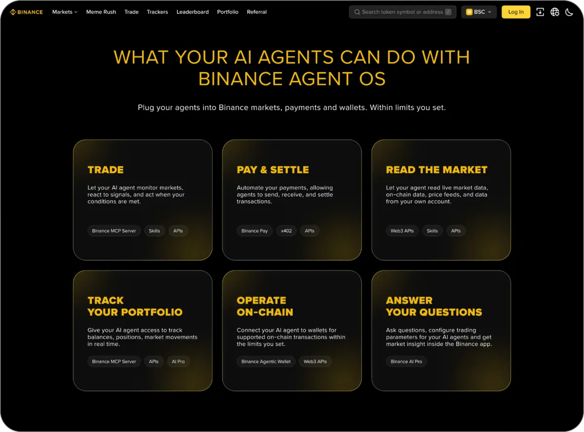 The Dawn of Autonomous Finance: Binance Launches Agent OS and Brings AI Agents to the Trading Floor