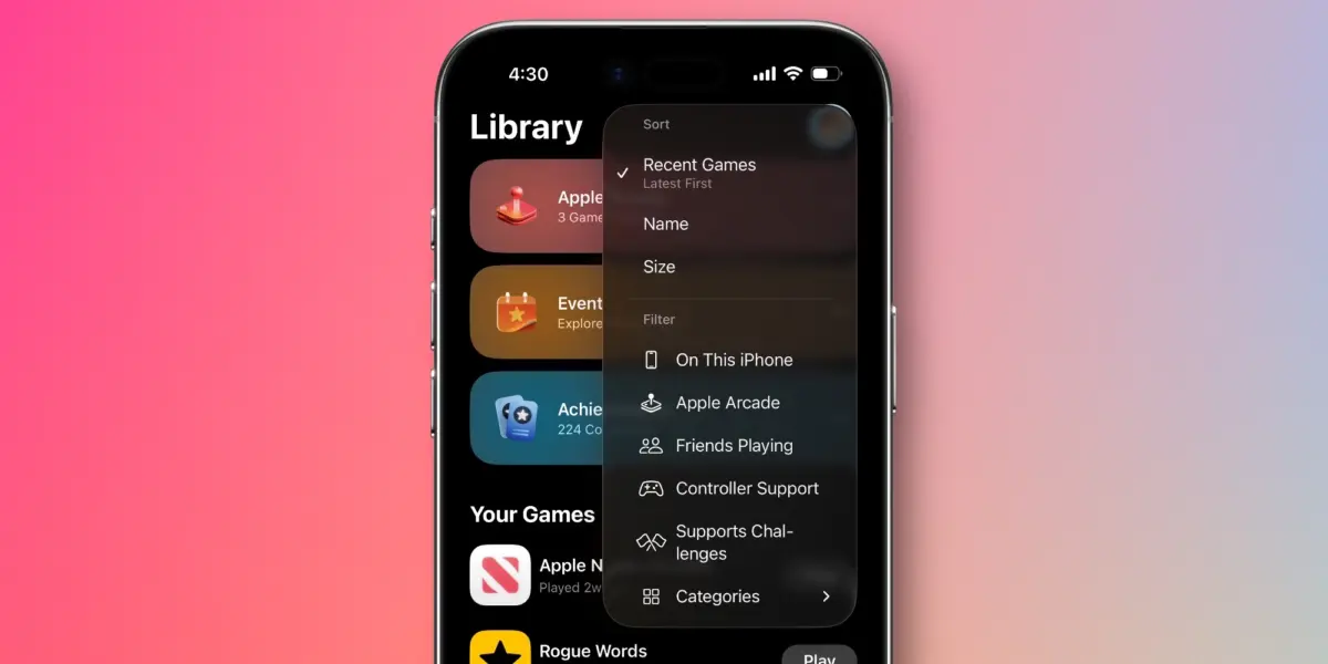 Apple Refines Its Gaming Ecosystem: What the iOS 26.2 Update Means for the Dedicated Games App