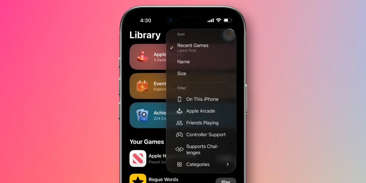 Apple Refines Its Gaming Ecosystem: What the iOS 26.2 Update Means for the Dedicated Games App