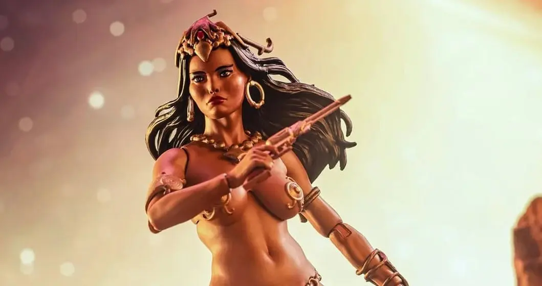Bringing Barsoom to Life: ICON Collectibles Unveils Frank Frazetta-Inspired Dejah Thoris 1:12 Scale Action Figure