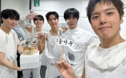 Executive Overview: MONSTA X Charms the Charts with First Music Show Trophy for "MAGIC" on Music Bank