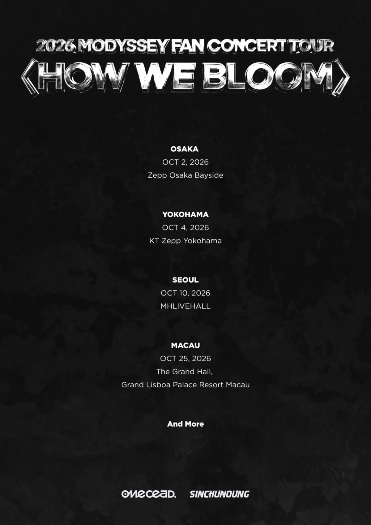 MODYSSEY Announces Monumental First-Ever Fan Concert Tour “HOW WE BLOOM” Across Asia