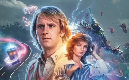 Peter Davison’s Fifth Doctor faces shock and awe in new Doctor Who box set