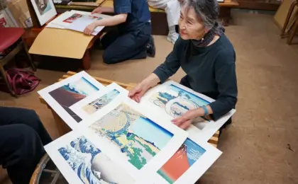 Preserving the Floating World: Inside Tokyo’s Oldest Woodblock Printing Studio with Wabunka