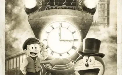 Temporal Anomalies in Victorian London: Doraemon the Movie: Nobita’s Steam Time Train Announced for March 2027
