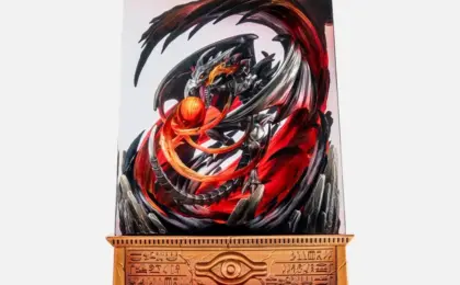 Unveiling the Darkness: Forge Panda and Konami Collaborate on the Ultimate Red-Eyes Black Dragon Collector’s Lamp