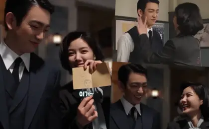Behind the Scenes of tvN’s Hit Drama “100 Days of Deception”: Kim You Jung and Park Jinyoung Spark Joy and Chemistry on Set