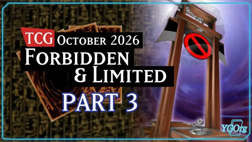 The Yu-Gi-Oh! TCG Paradigm Shift: Analyzing the October 19, 2026 Forbidden & Limited List Unveiled at YCS Houston