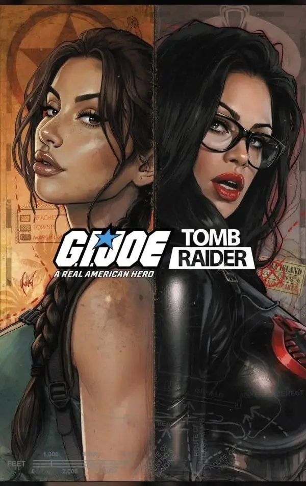Two Pop Culture Titans Collide: Skybound Entertainment and Image Comics Unleash "G.I. Joe: A Real American Hero / Tomb Raider #1"