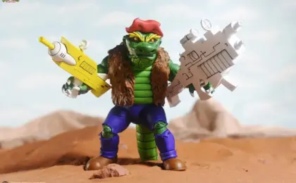 Unleashing the Swamp: NECA Unveils the Teenage Mutant Ninja Turtles Adventures Leatherhead Action Figure